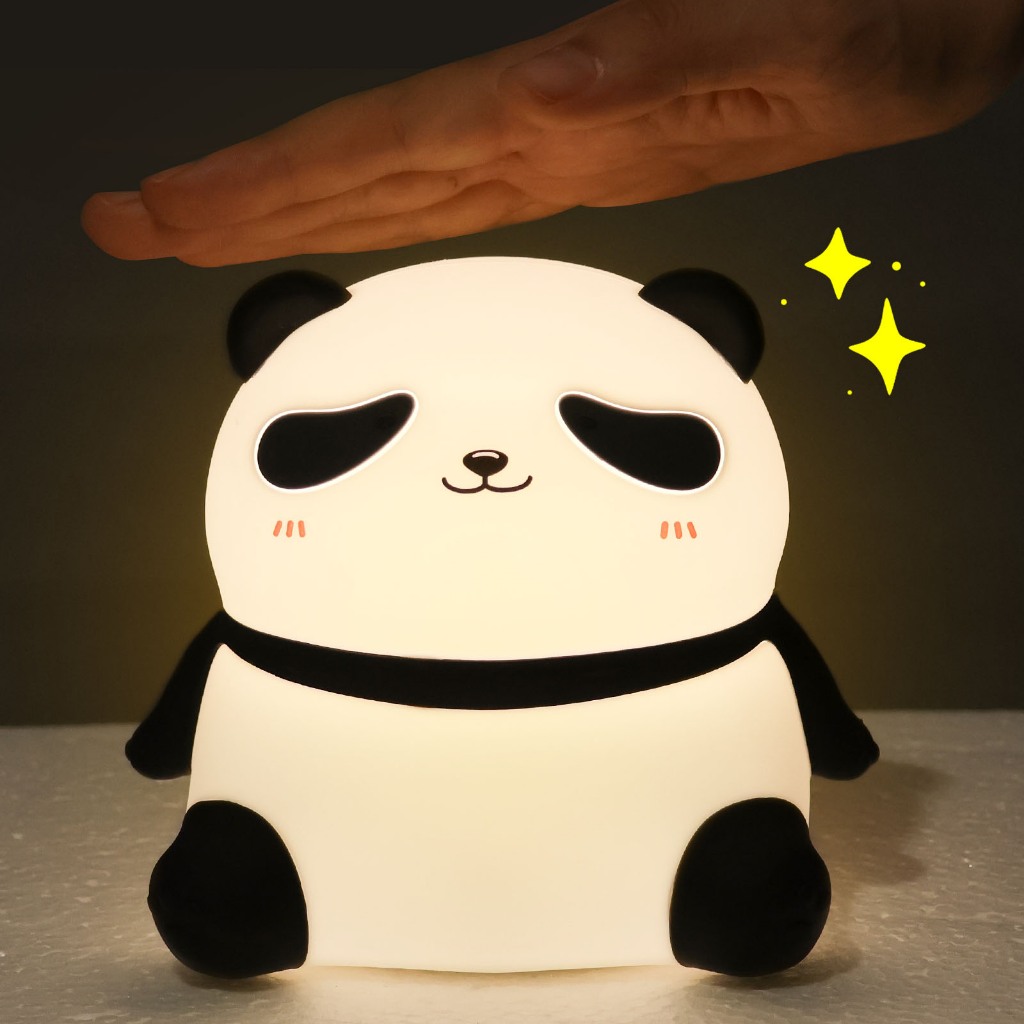 SOFIRN Cute Panda Night Light 3 Level Dimmable LED Squishy Novelty ...