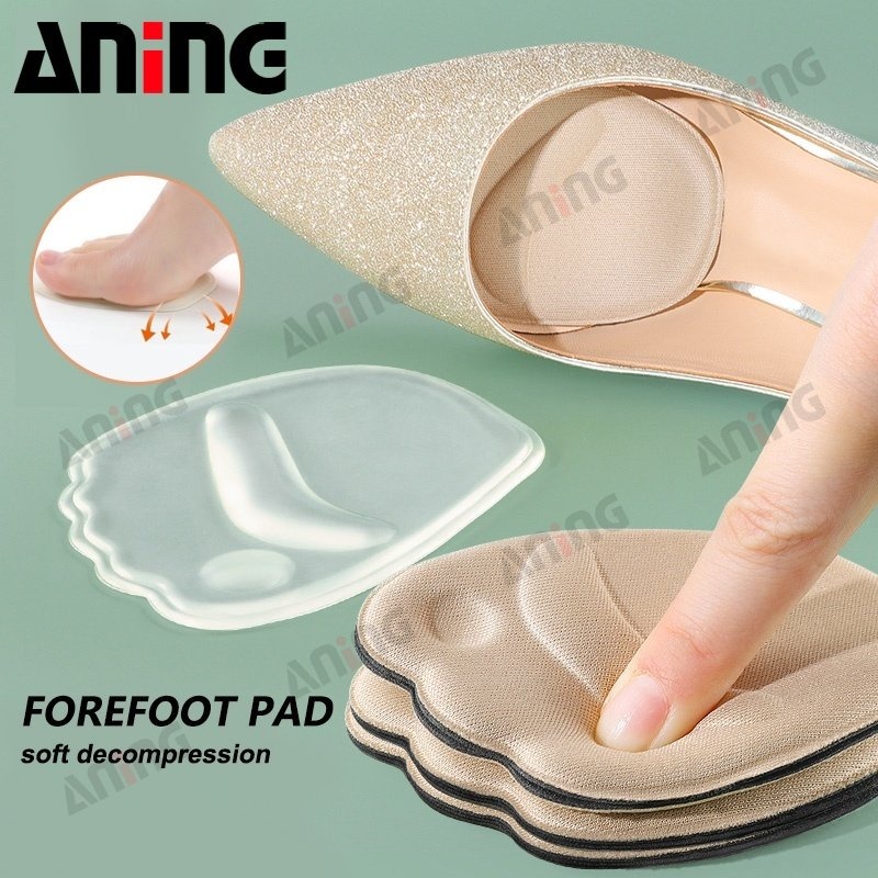 High Heels shoes insoles Anti-skid ladies Foot Half the Front Thickened ...