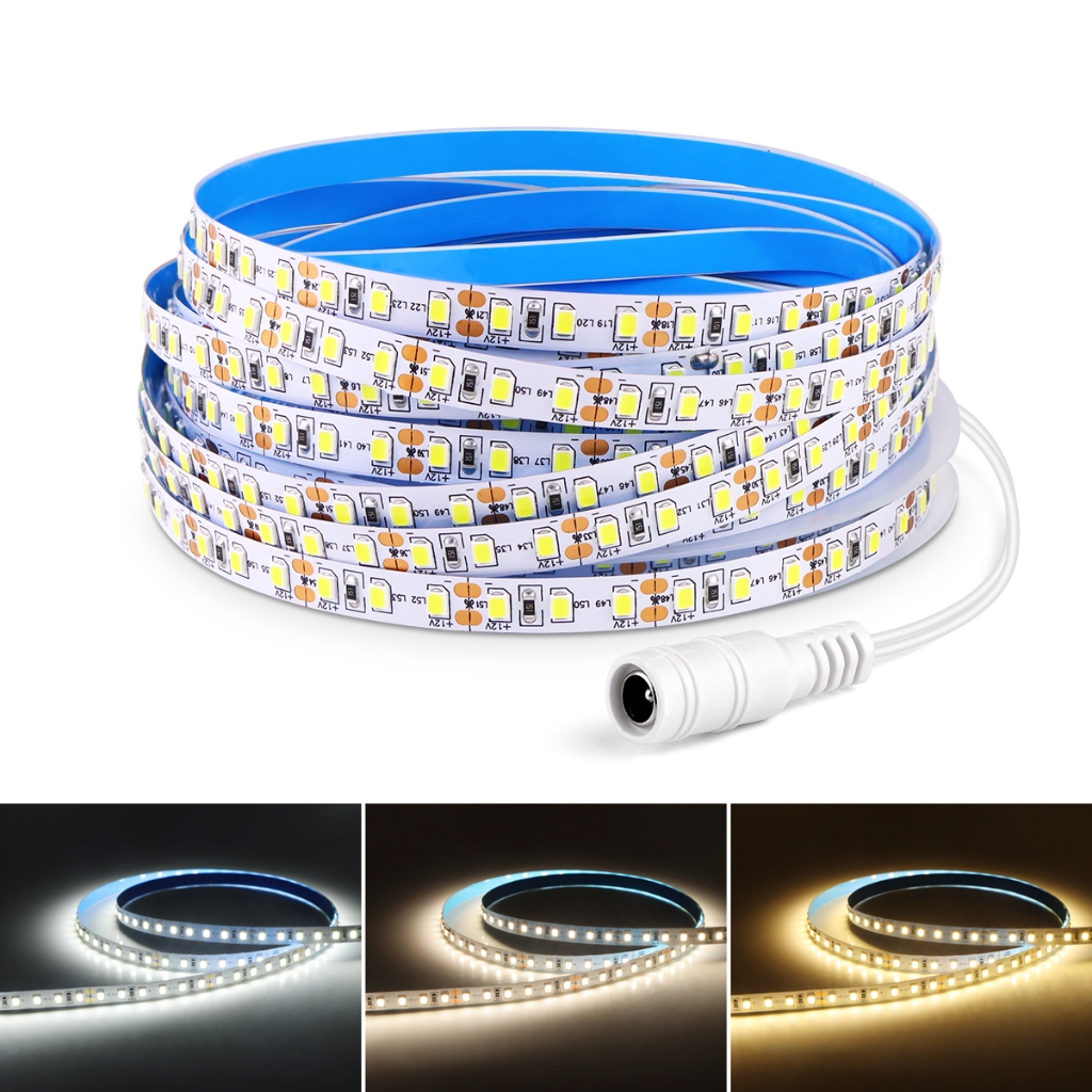 High Lumen 2835 SMD LED Strip Light DC-Female 12V 24V 5M 10M 120LED/M ...