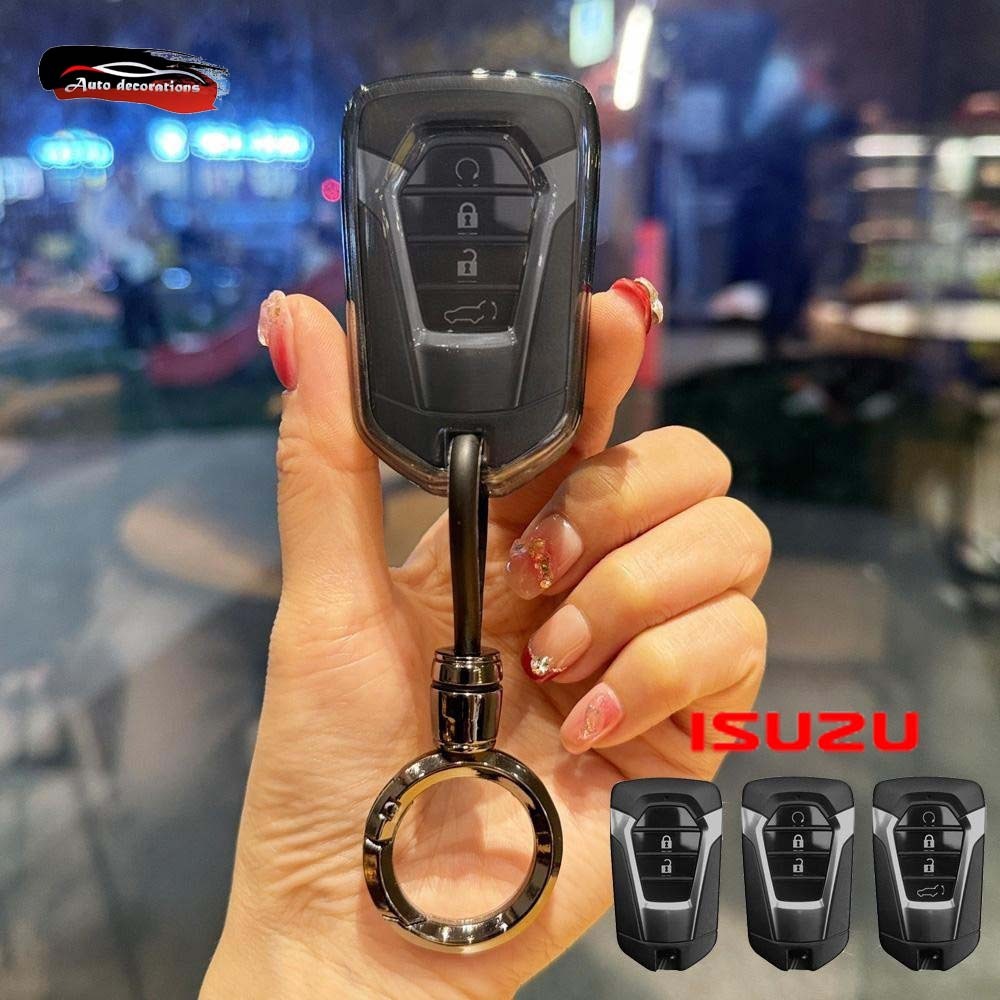 Isuzu Mu-x V-CORSS D-MAX car key case Isuzu Transparent car key shell ...
