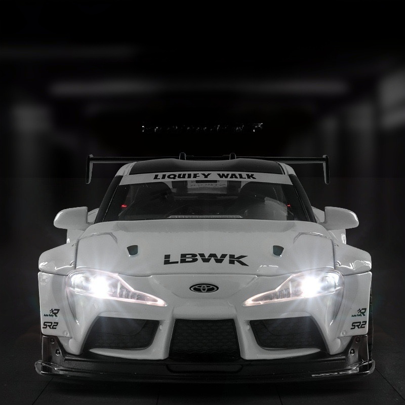 Toyota Supra 124 Alloy Diecast Car Model Classic Collection Decoration