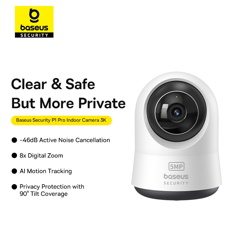 Baseus Security P1/P1 Pro Series Indoor Camera 3K High Clarity Night ...