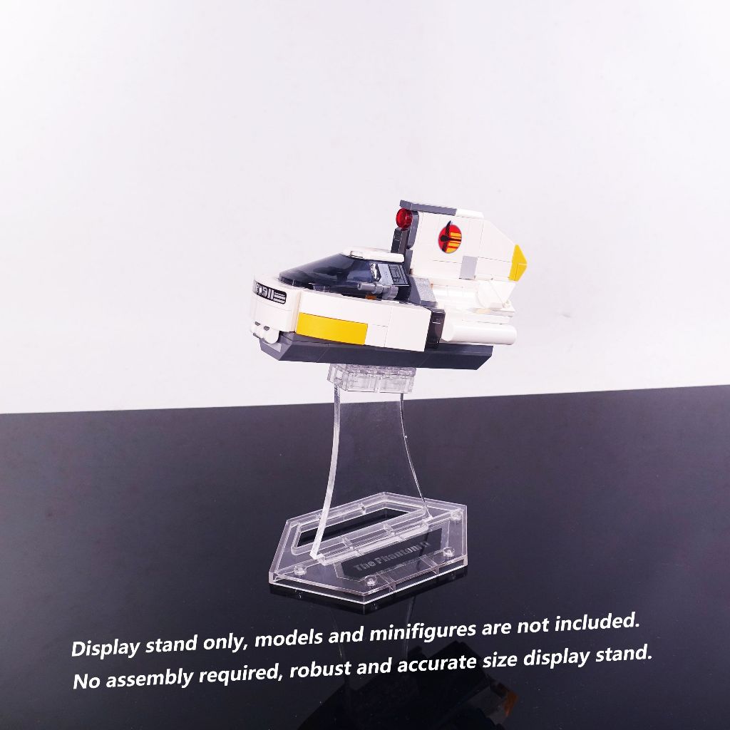 Display Stand for LEGO 75357 Phantom II, Acrylic 3D transparent stand ...