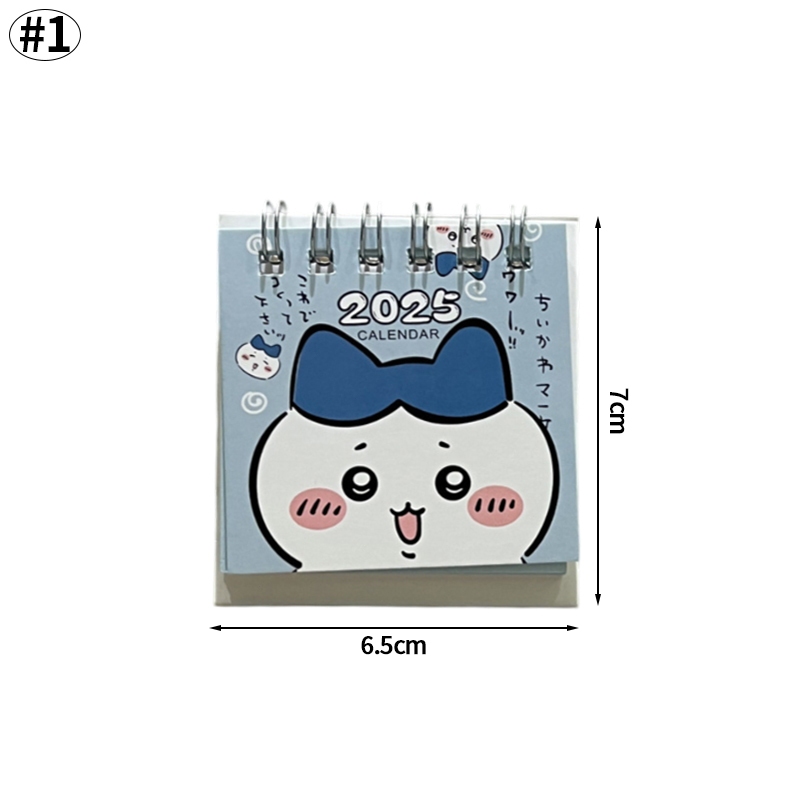 2025 Kuromi Desktop Calendar Cute Sanrio Mini Calendar Portable