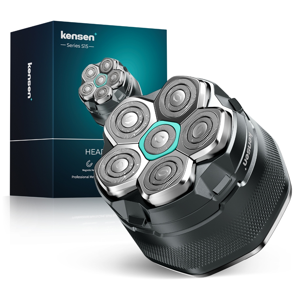 Kensen Men's Bald Head Electric Shaver 6D Magnetic Razor Hair Trimmer ...