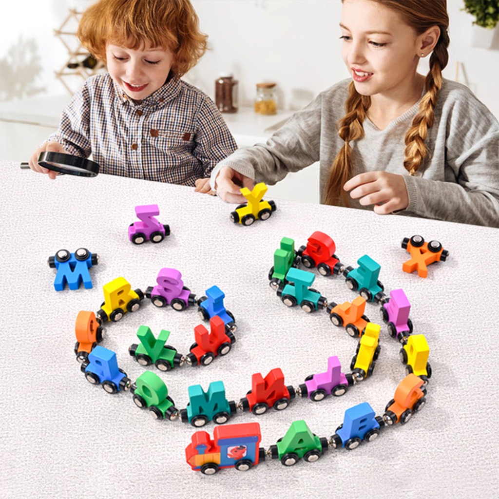Mini Train Wooden Car Vehicle, Wooden Train Set, Children Toy, Wooden ...