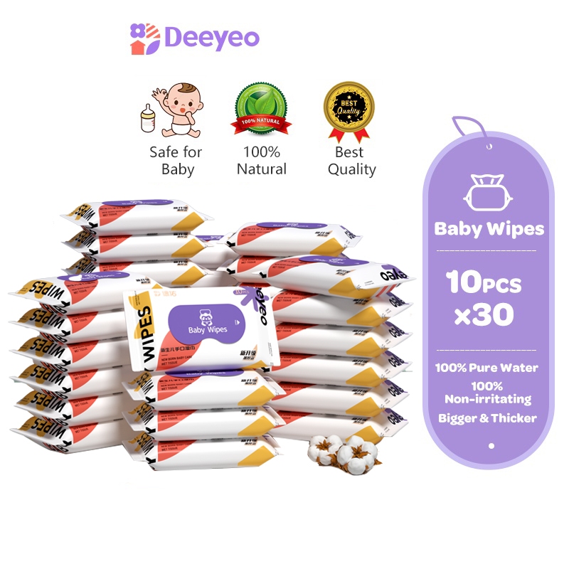 Deeyeo Baby Wet Wipes (80 Pcs x 5 Packs) Shopee Malaysia