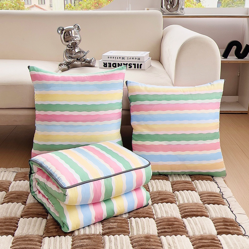 Ready Stock] 2-in-1 Pillow 50*50cm/ blanket 150*190cm Cushion