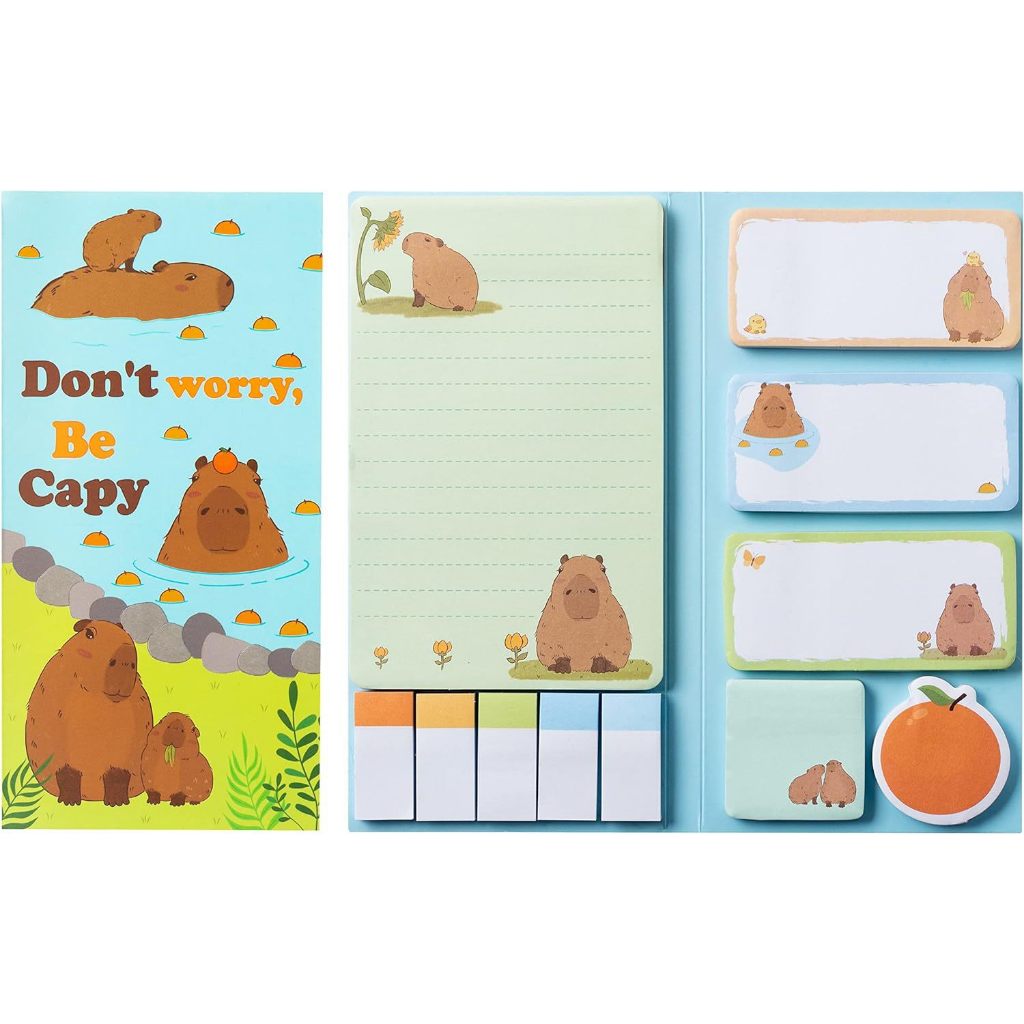 Sticki Rolls Axolotl Sticky Notes Set - Cute Animal Mexican Walking ...