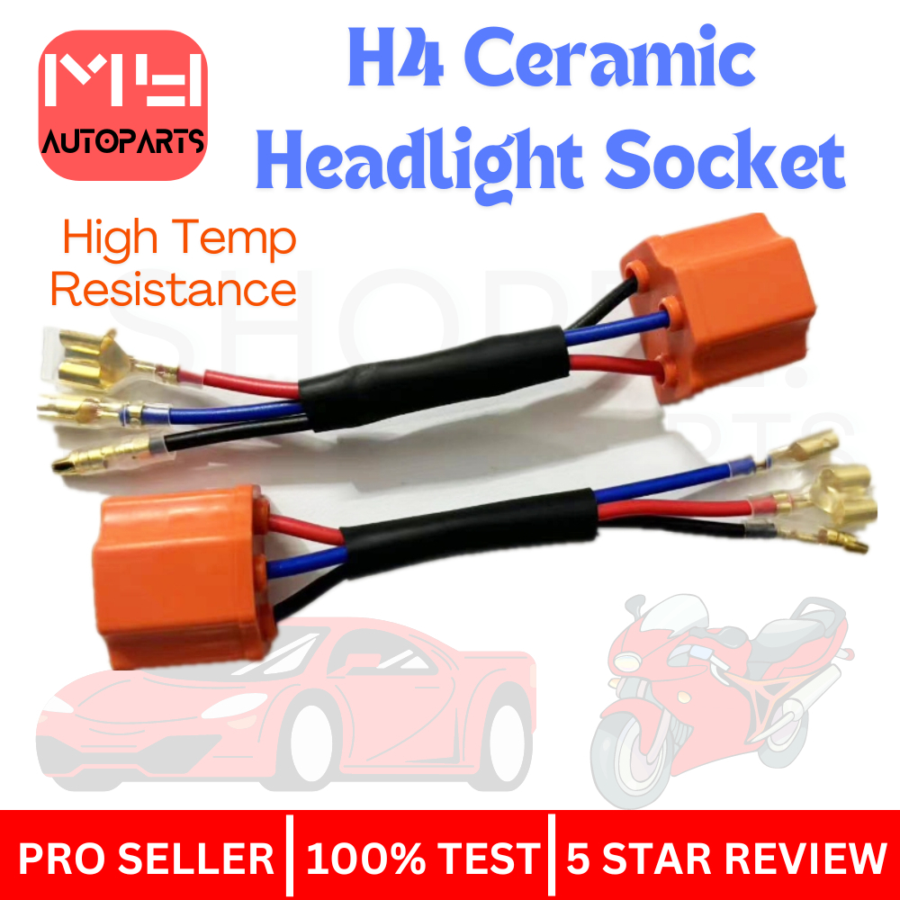 high temperature resistance Socket Lamp H4 For Z1P4T / Crypton Headlamp ...