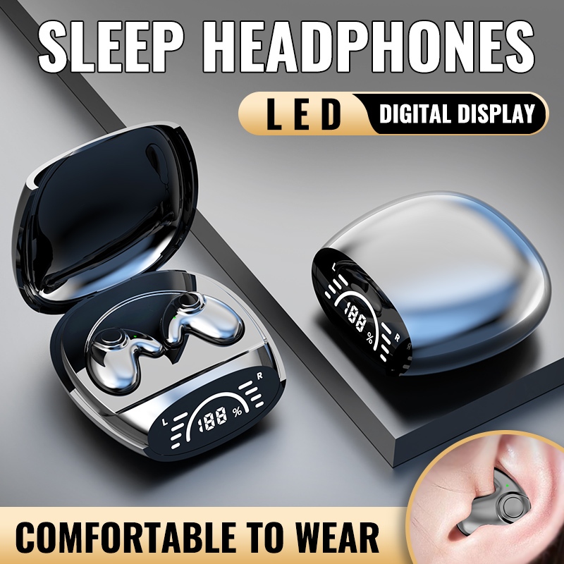 Mini Invisible Sleep Earphones Wireless Bluetooth 5.3 Headphones IPX5 ...