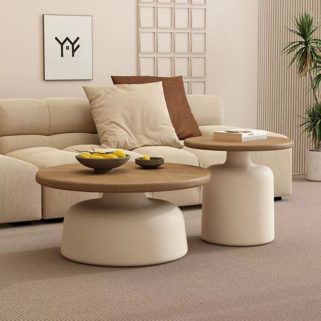 Cream Style Apartment Coffee Table Living Room Household Small ...