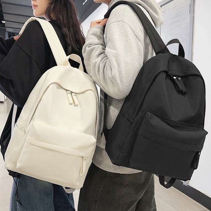 Backpack for Woman Korean New Solid Color Fashion Bagpack