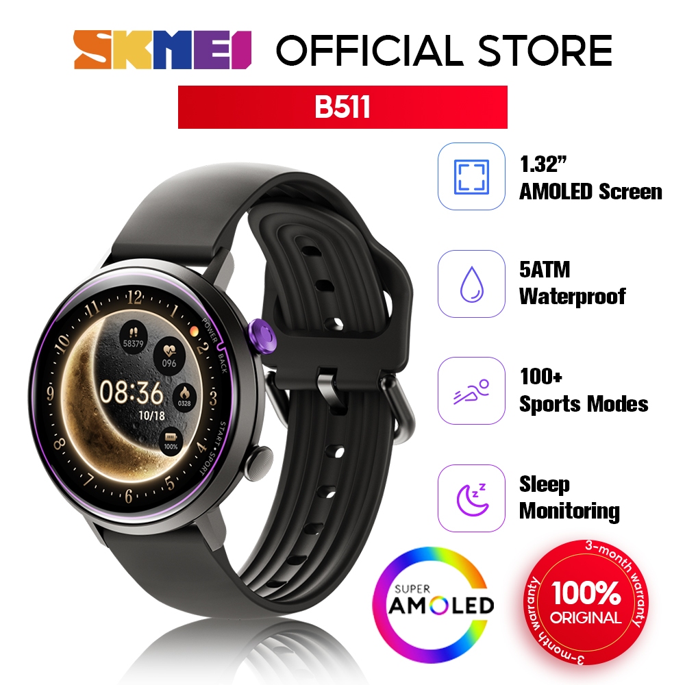 Fitness Trackers Swim Proof Smart Watch SKMEI 5ATM Waterproof
