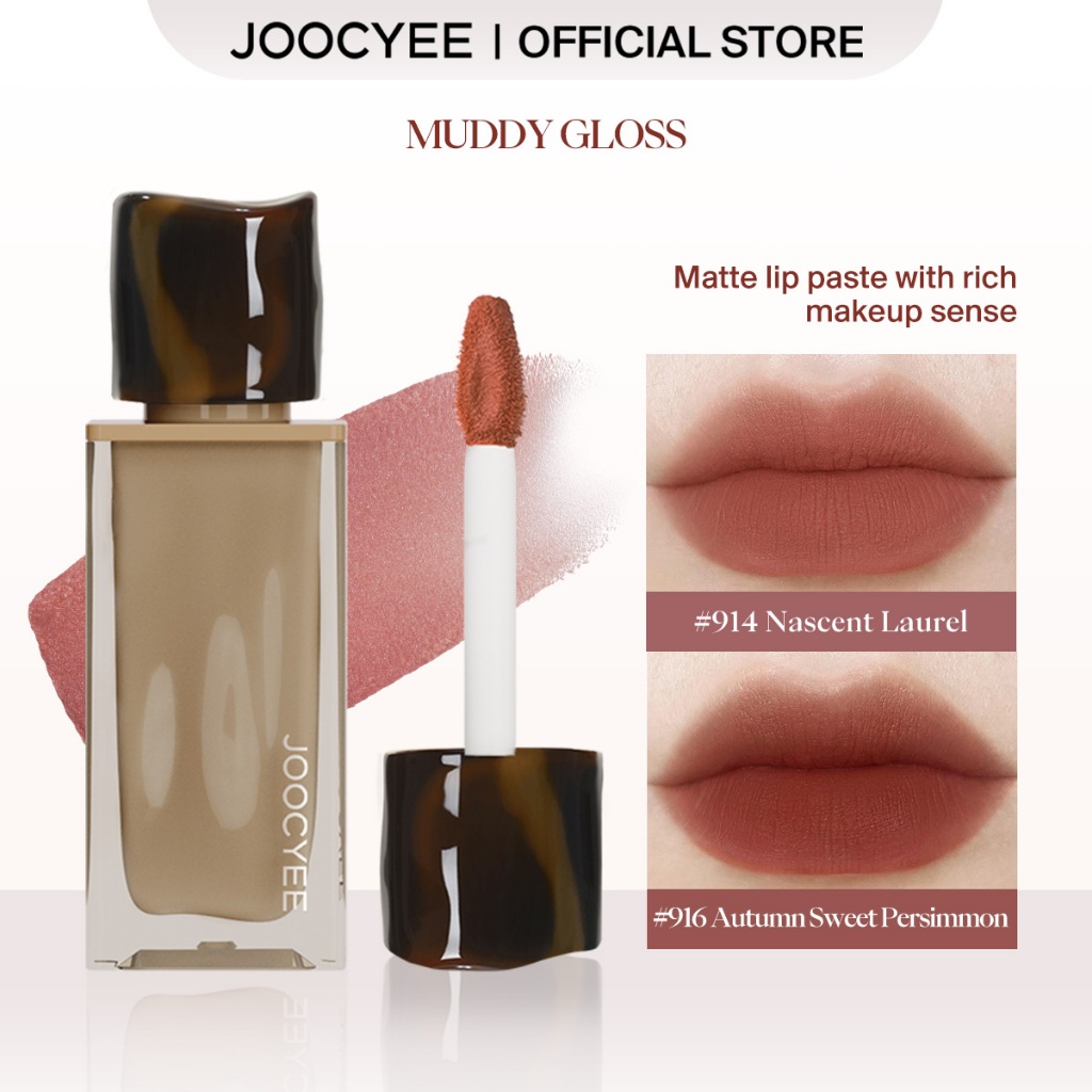 JOOCYEE LIPSTICK MUDDY GLOSS High coverage Lipmatte Clay Beauty Lip ...