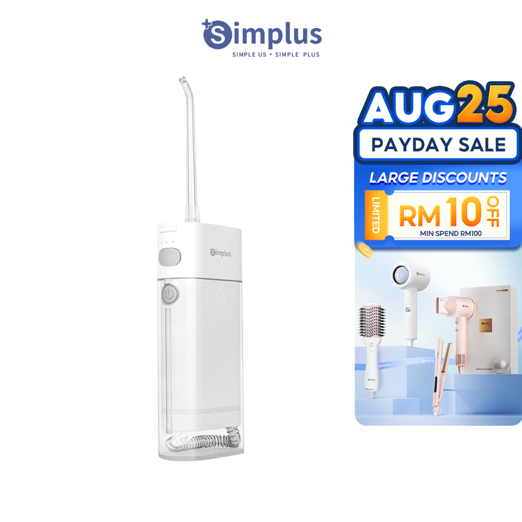 Simplus Electric Water Floss Teeth Cleaner Dental Oral Irrigator ...