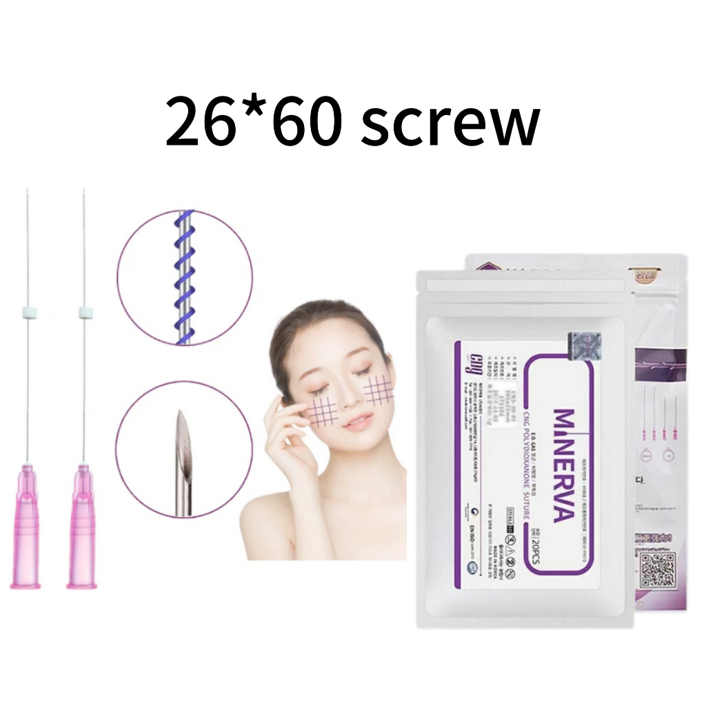 MINERVA Korean original authentic 26G60mm MINERVA Pdo Threads for Face ...
