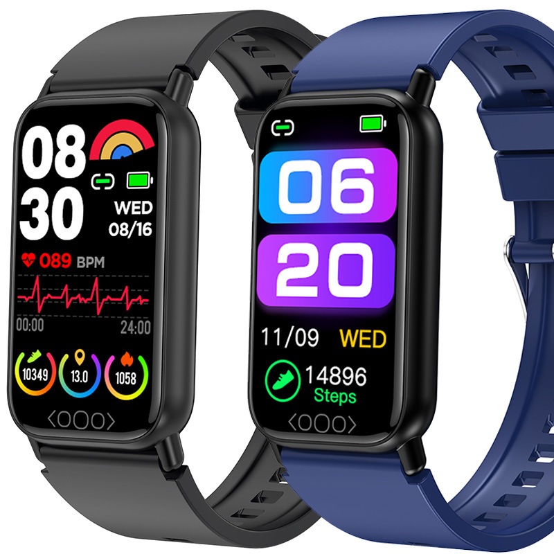 Blood Glucose Monitoring Bp Heart Rate Monitor Watch ECG Hrv Blood