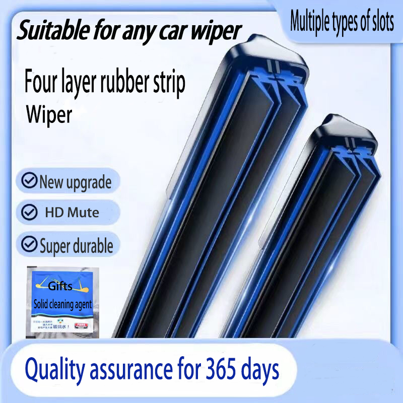 Latest Upgrade Four Rubber Strip Car Wiper Multi type sockets TOYOTA ...