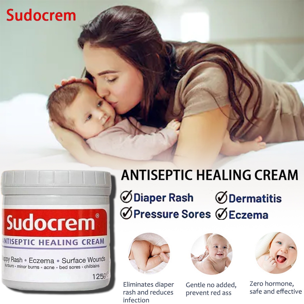 Sudocrem Antiseptic Healing Cream Skin Healing Cream Nappy Rash Relief ...