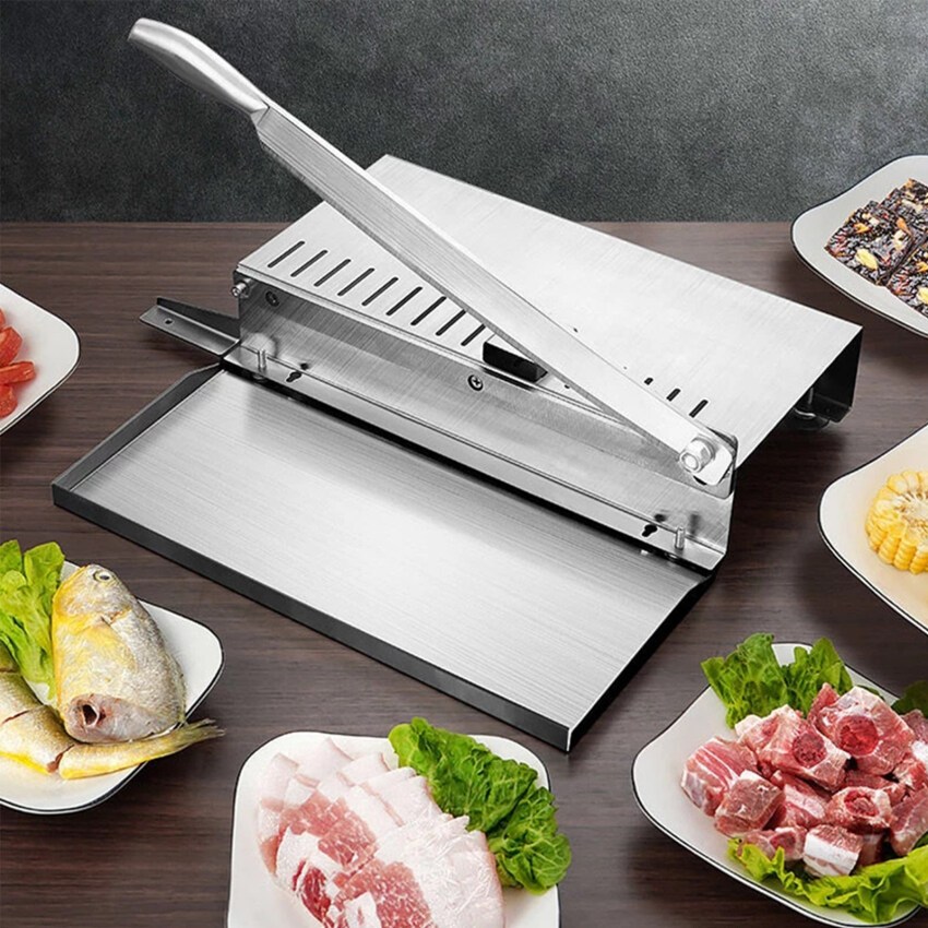 Commercial Frozen Meat Slicer Bone Cutting Tool Stainless Steel Minced ...