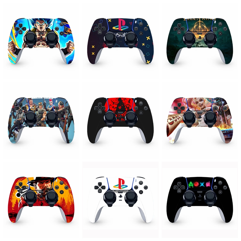 2 Pack PS5 Wireless Controller Remote Skins Decal Wrap 40 Colors ...