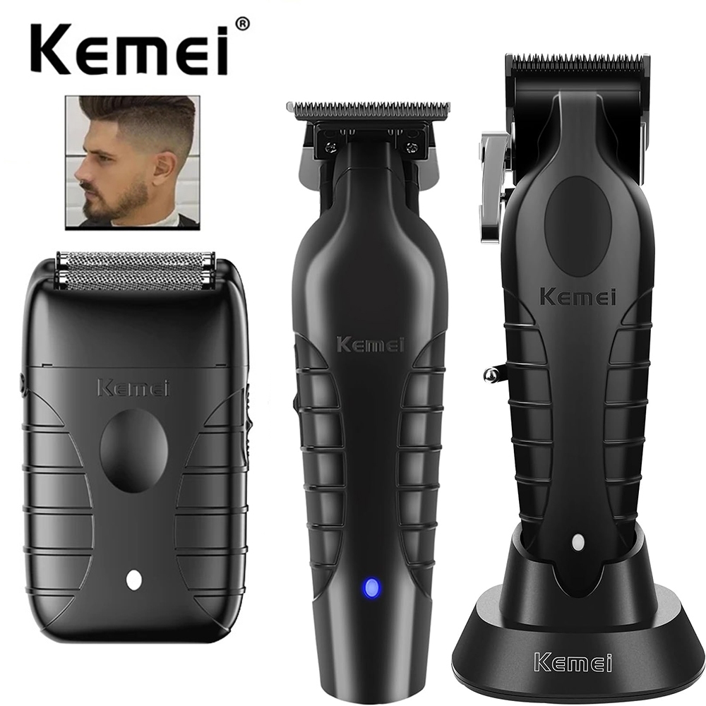 Kemei 2299 2296 T95 Professional Hair Clipper Cordless Trimmer Electric ...