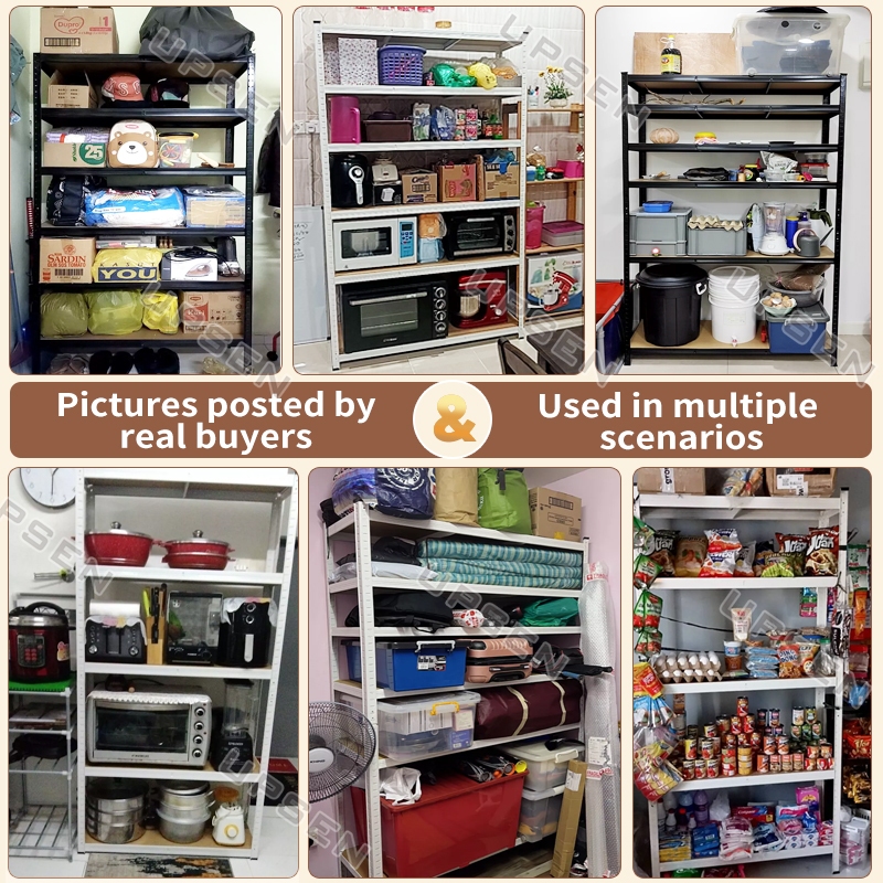 3-5 Tier Metal Boltless Rack Home kitchen Store Storage Rack Warehouse ...