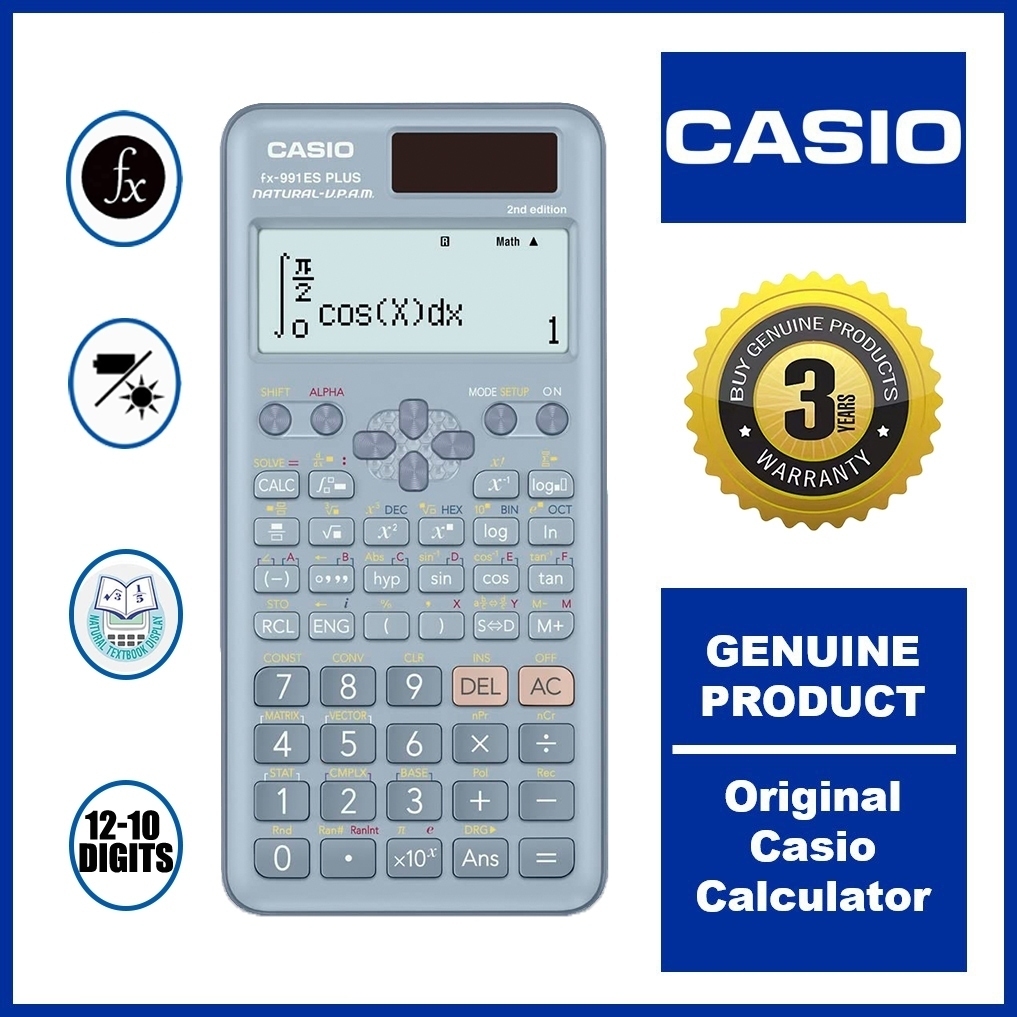 Casio Scientific Calculator FX 991ES Shopee Malaysia