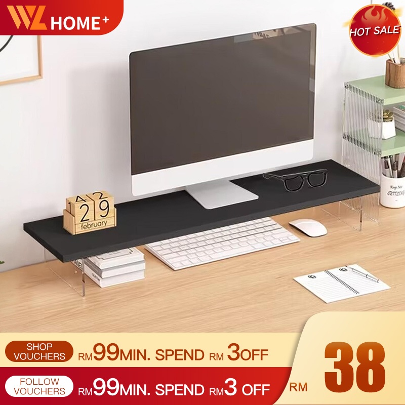 Monitor Rack PC Stand Gaming Table Rack Acrylic Monitor Stand Monitor ...
