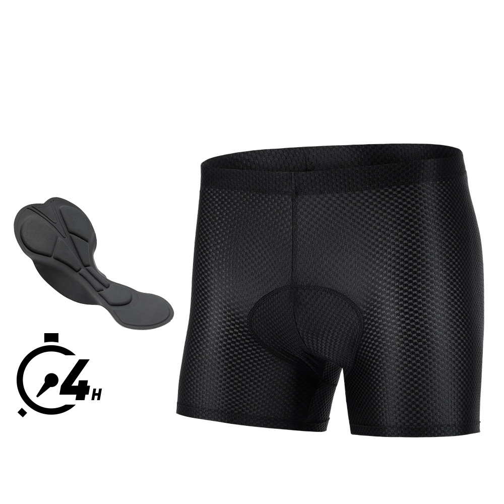 Mtb Accessories Sports Men's Cycling Underwear Shorts 4D Padded Bike Bicycle MTB Liner Shorts, Grey / XL Bike Shorts For Men