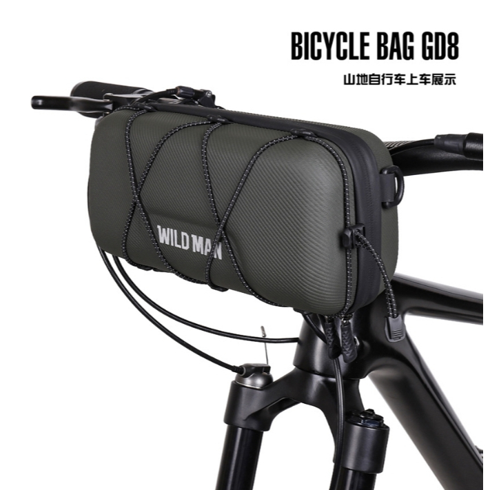 Handlebar Bags For Bicycles WILD MAN 2L Rainproof Quick Release