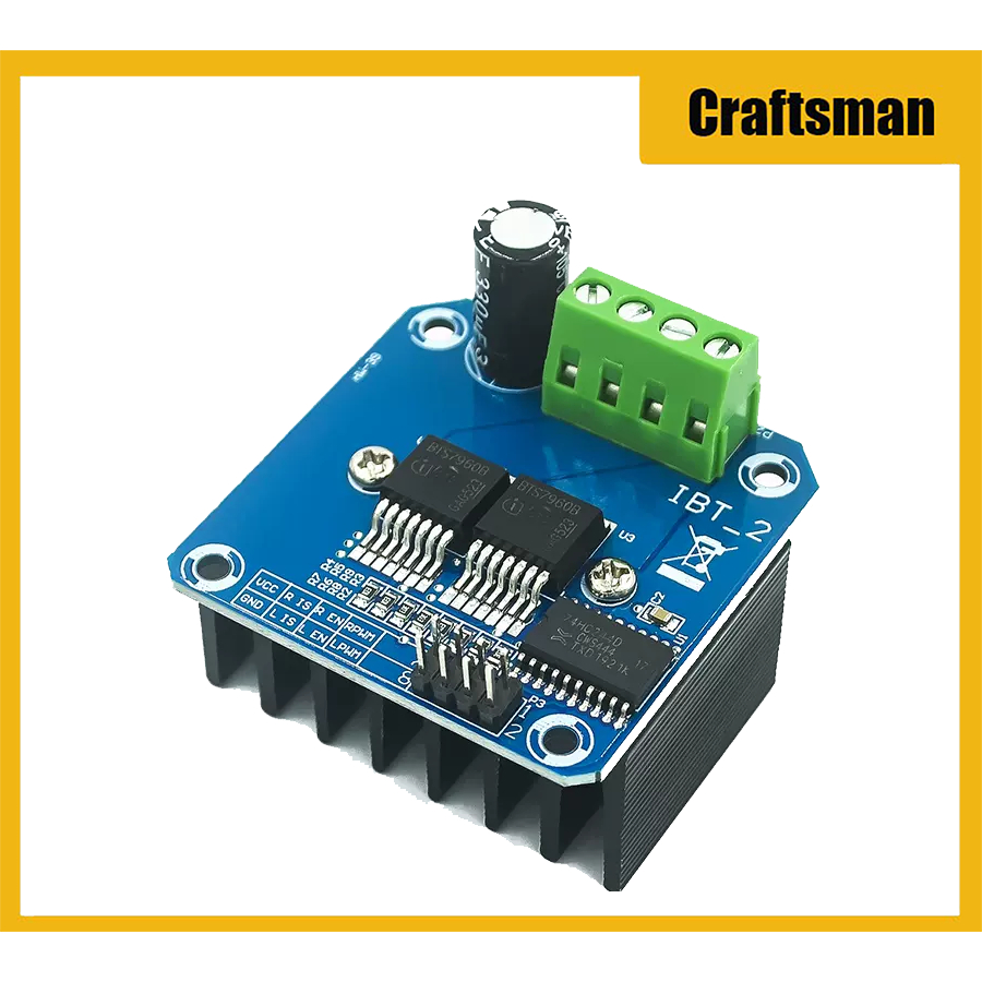 XIAOJUN Modulo Driver Motore BTS7960 43A - Controllo Motori Alta Potenza Per Progetti Elettronici - Foto 10