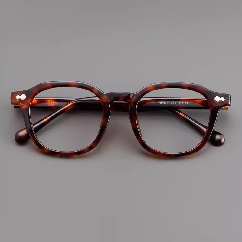 Retro Large Frame TR90 Eyeglasses Women Men Fashion Brand Artistic ...
