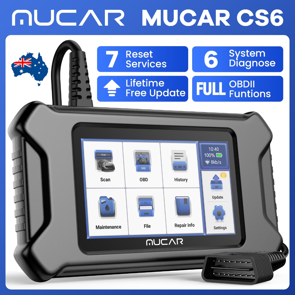 MUCAR CS4/CS6/CS90/CS99 Car Diagnostic Tools Obd2 Code Reader System ...