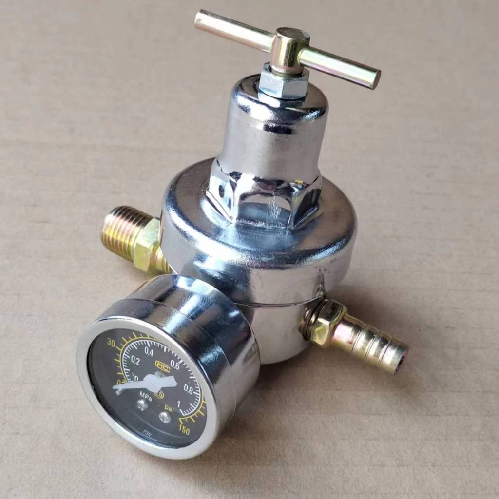 Truck water spray pressure regulating valve pressure gauge regulating