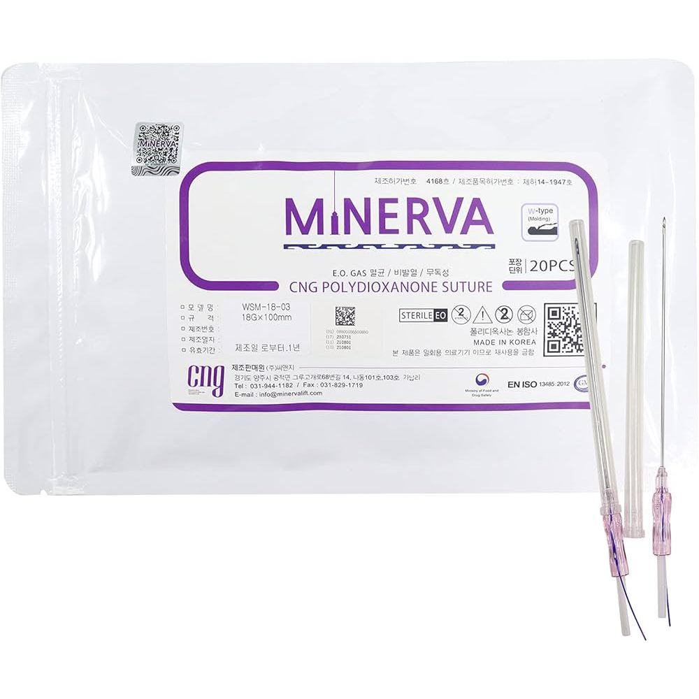 original MINERVA 19*100 4D PDO PCL COG thread lifting firming for body ...