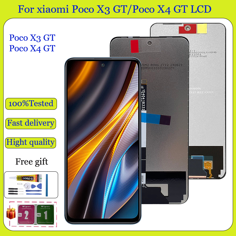 Original Xiaomi Poco X3 GT Poco X4 GT LCD Display Touch Screen With ...