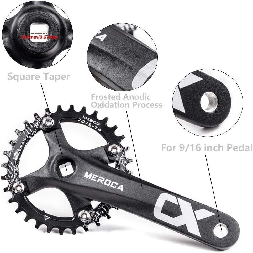 Mtb square taper crankset online