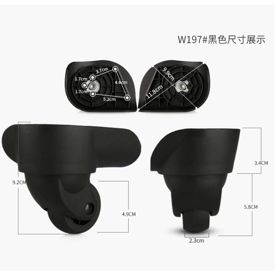 Elle luggage wheel replacement online