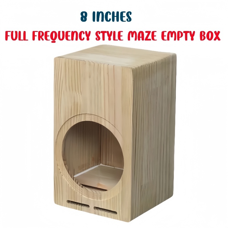 DIY Car/Home 8-inch Speaker Empty Box,Full Frequency Labyrinth Speaker ...