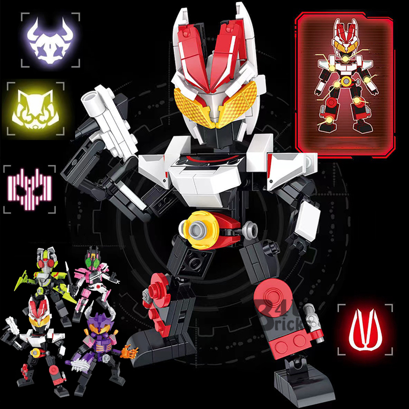 Action Figures Kamen Rider Building Blocks Toy Robot Mech Compatible ...