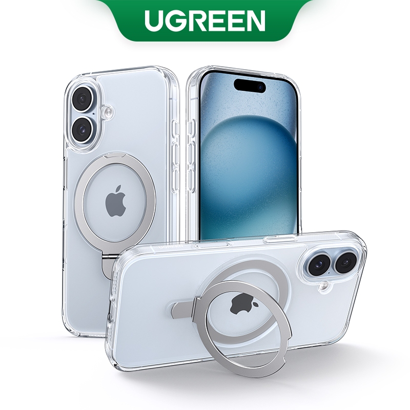 UGREEN Magnetic Ring Stand Case for iPhone 16 Pro Max Cases Shockproof ...