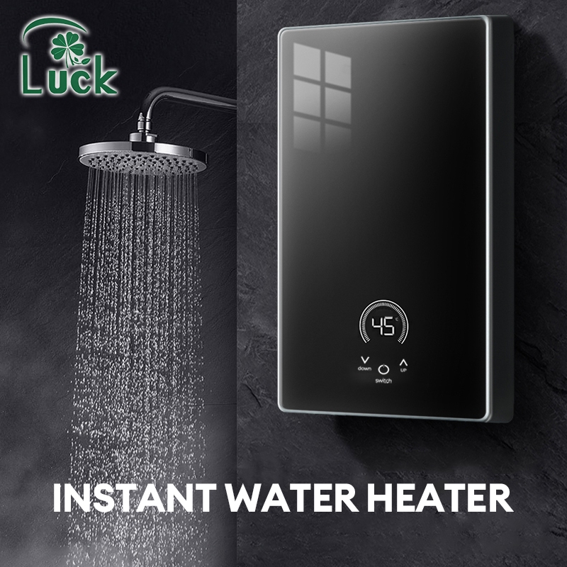LUCK Instant Water Heater Shower Hot Water Heater Electric Inverter With a  Shower Heater Touchscreen