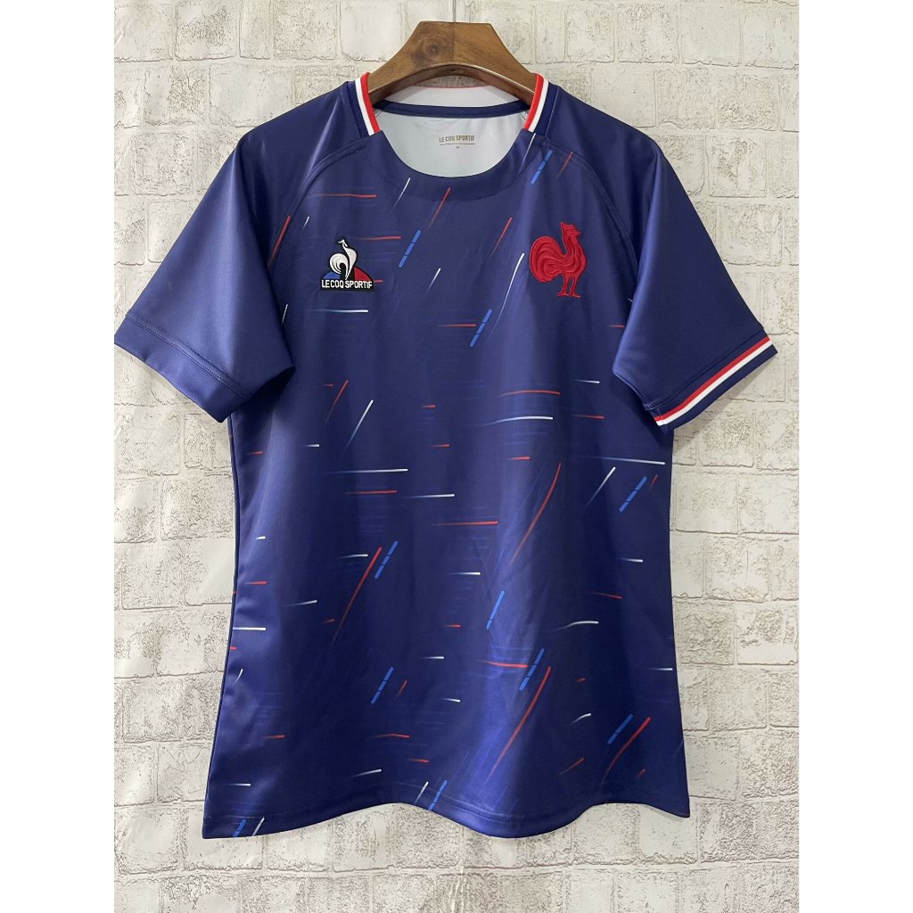 Le Coq Sportif France 2024 Home Shirt Mens 2024 France Home Rugby Jersey Shopee Malaysia