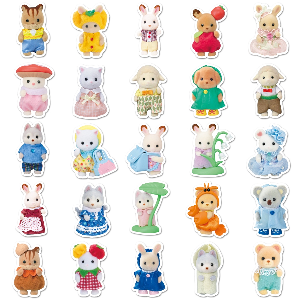 Funny 101 Piece Cute Doll Theme Stickers Waterproof DIY For Phones ...