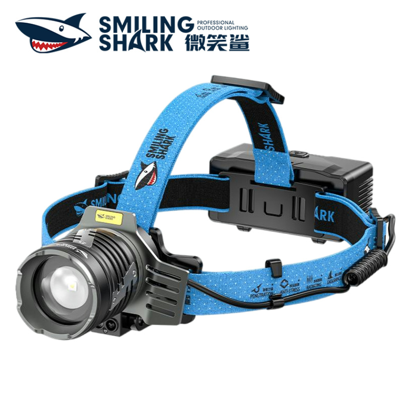 Smiling Shark TD0191 Led Headlight M80 10000LM Type-c Rechargeable ...
