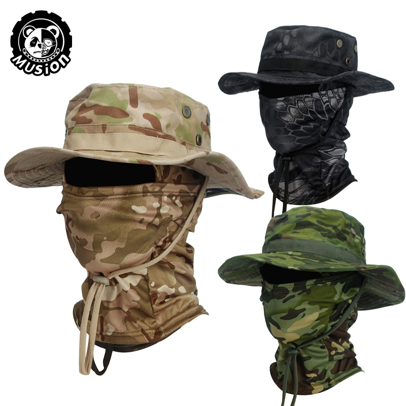 Musion Boonie Hat Balaclava Hat Suit Foldable Soft Hat Sun
