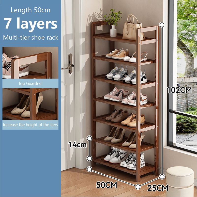 MY Home Bamboo Shoe Rack Rak kasut shoes rack rak kasut murah Bertingkat 9 7 5 3Layers rack kasut Shopee Malaysia