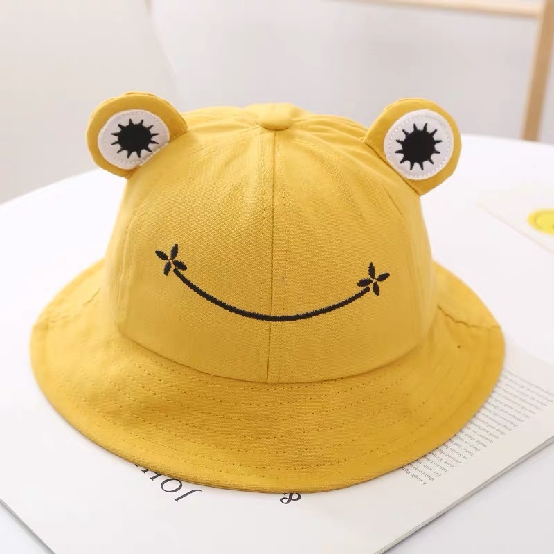 VOGUE Frog Fisherman Hats Cute Cartoon beach cap bucket hat for